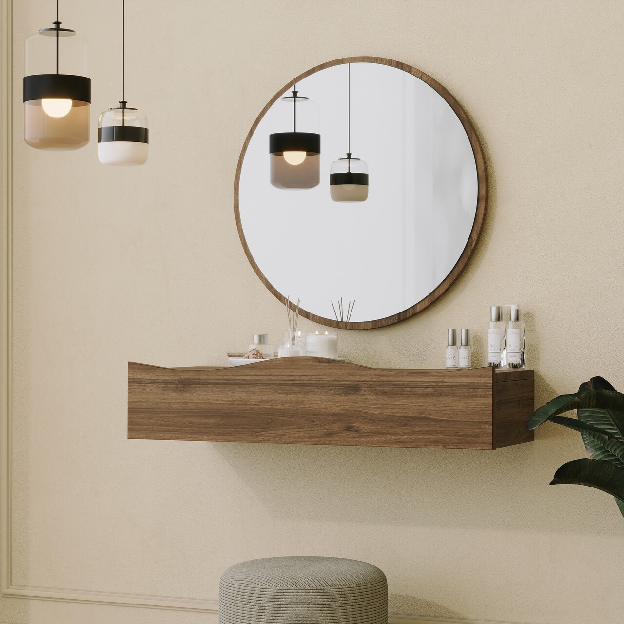 Dulap, Hanah Home, Princesse, 82x15x30 cm, Maro - imagine 7